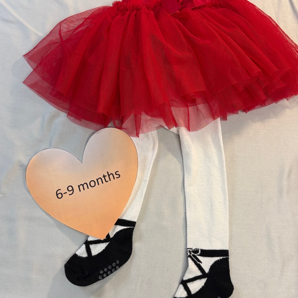 The Children's Place - Tulle skirt with built in leggings/stockings. Size 6-9 mo